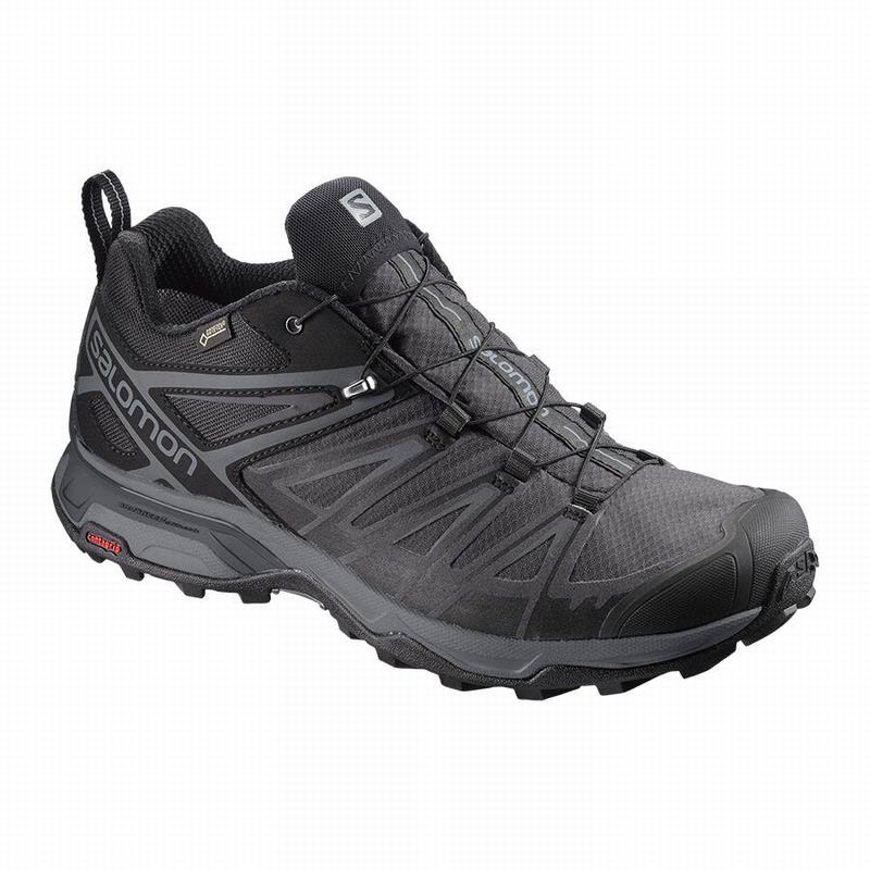 Buty Trekkingowe Męskie Salomon X ULTRA 3 GORE-TEX - Czarne - Polska (162-QTFDUN)